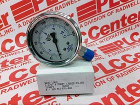 Манометр Ashcroft 254L4-PE, 0-160 PSI/кПа/бар, 2.5", 1/4 NPT