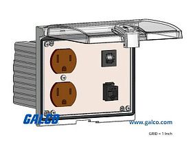 Mencom LP3-DP-RJ45-R