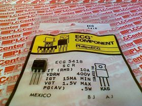 Тиристор  / СКР / триак  / диак  / альтернистор  Артикул ECG-5418 от производителя PHILIPS