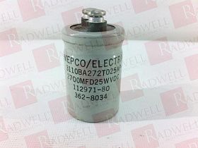 Конденсатор Артикул 3110BA272T025AP от производителя MEPCO