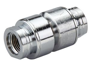 Клапан вакуумный двойной проверки LFN9C 3/8" NPT, хромированный