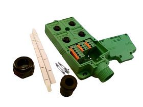 Коннектор круглый SACB-4/8-SC 120V Phoenix Contact, 12А, 4 порта