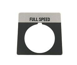 Табличка под выключатель Allen Bradley 800T-X509, 30 мм, стандартная