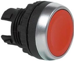 Кнопка управления BACO L21CA01 красная 22мм с хромированным ободком