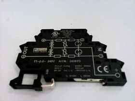 Клеммный блок TT-2/2-24DC с конденсатором для защиты от радиопомех Phoenix Contact