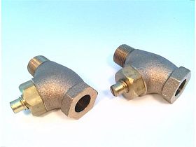 Клапан запорный скрытый Powers 141-187, 1/2", прямой (2 шт.)