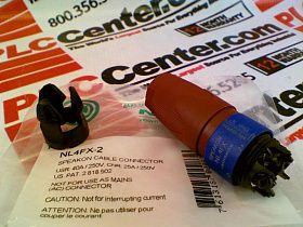 Разъем кабельный Neutrik NL4FX-2 Speakon, 4-контактный, красный