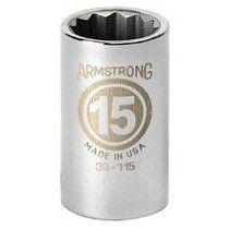 Торцевая головка Armstrong 1/2", 12-гранная, 23 мм