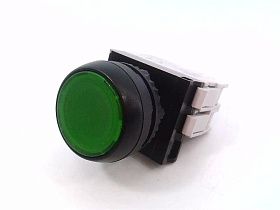 Кнопка управления BACO L21CH20-3EAGM10 зеленая с подсветкой 22мм 130В