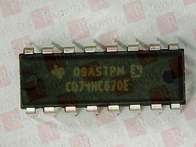Интегральная микросхема Артикул CD74HC670E от производителя TEXAS INSTRUMENTS SEMI