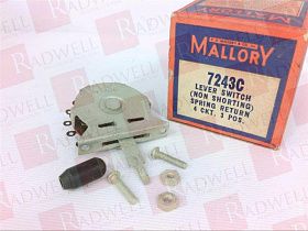 Селекторный переключатель Артикул 7243C от производителя CORNELL DUBILIER