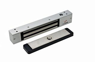 Электромагнитный замок Dynalock 2511-DYN для одностворчатой двери, сатинированный алюминий