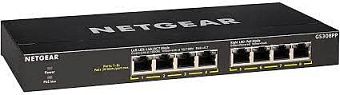 Коммутатор NETGEAR GS308PP 8-портовый гигабитный PoE+