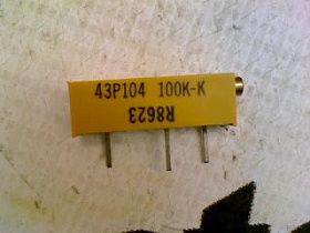 Потенциометр Артикул 43P104-100K-K от производителя VISHAY
