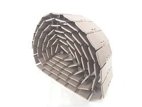 Цепь конвейерная DYNAVEYOR DV-400-LF820 прямая низкофрикционная 4"x10' коричневая со стальными штифтами