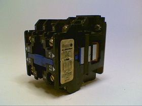 Контактор ALLEN WEST U007A411, 3-полюсный, 20А, 4-7.5кВт, катушка 48-50В AC