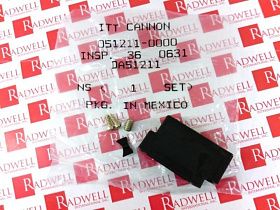 Разъем D-SUB корпус размер DA DA51211