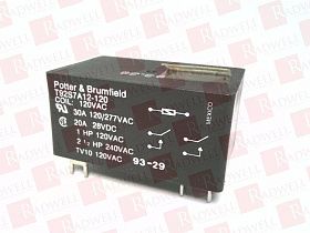 Реле / розетка Артикул T92S7A12-120 от производителя TE CONNECTIVITY