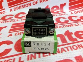 Катушка контактора Allen Bradley 70-A24, 12В/60Гц, 2-3-4 полюса, серия K