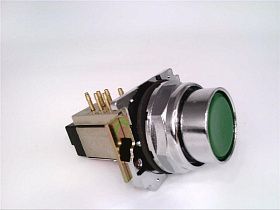 Кнопочный воздушный клапан PB4210 DYNAMCO, 4-ходовой, зеленый, с пружинным возвратом