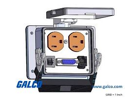 Mencom DP-DB15-RJ45-R-32