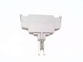 Клеммный блок штекерный STBE 2-позиционный, 6мм, 16А, 2.5мм², серый