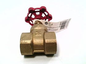 Клапан запорный B&K Mueller ProLine 100-405NL, латунный, 1", 200PSI