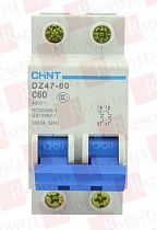 Автоматический выключатель для монтажа на дин-рейку Артикул DZ47-60-C60 от производителя CHINT