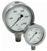 Манометр гилонаполненный Dynamic Air CF1P-140A, 0-2000 PSI, 1/4" NPT