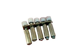 Перемычка клеммная центральная Allen Bradley 1492-CJ5-5, 5-полюсная, 5мм, серая