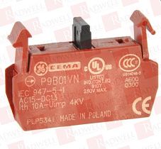 Аксессуар / Лампа / Крышка / Контакт / Трансформатор Артикул P9B-01VN от производителя GENERAL ELECTRIC