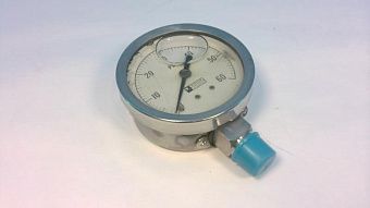 Манометр BY42YPE4LW 2,5" 0-60 PSI, 1/4" NPT, нержавеющая сталь
