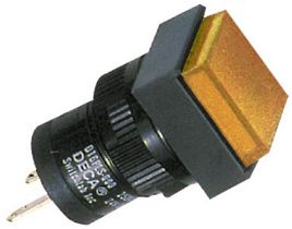 Пилотный светоиндикатор BACO CONTROLS V41SC40, квадратный, янтарный, полупрозрачный