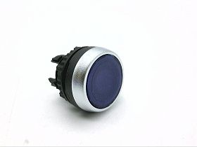 Кнопка управления BACO CONTROLS L21AH60 синяя с подсветкой 22мм