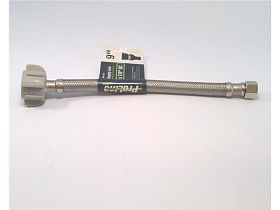 Подводка для унитаза B&K 496-102, нержавеющая сталь, 9 дюймов