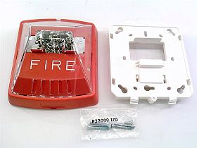 Светильник аварийный пожарный Wheelock 127380, красный, 12/24В, настенный