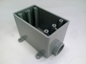 Розетка одинарная влагозащищенная CARLON E9801EN, глубокая