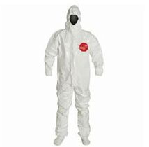 Защитный комбинезон DuPont с капюшоном и эластичными манжетами