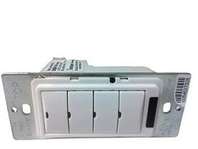 Настенный контроллер освещения WATTSTOPPER LMSW-104, 4 кнопки, 24В DC