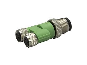 Разветвитель датчиков SAC-3P-M12Y/2XM 8FS Y-образный, M12/2×M8