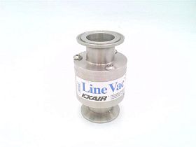 Линейный вакуумный генератор EXAIR 161150-316 с санитарным фланцем 1-1/2", нержавеющая сталь 316