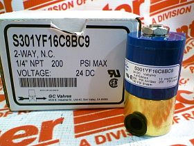 Электромагнитный клапан  Артикул S301YF16C8BC9 от производителя GC VALVES