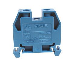 Клеммная колодка Allen Bradley 1492-W16S-B, винтовая, проходная, 1-полюсная, синяя, 600В AC/DC
