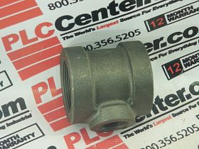 Тройник редукционный чугунный WARD 2"x2"x1" NPT черный