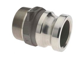 Адаптер камлок тип F нержавеющая сталь 2" NPT 250 PSI EVER-TITE 320FSS