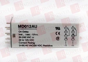 Замедляющие реле Артикул MD012AU от производителя TE CONNECTIVITY