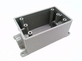 Коробка монтажная ПВХ неглубокая E981EFN, 18 куб.дюймов, 115x71 мм