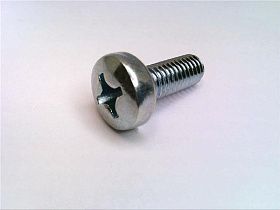 Винт с полукруглой головкой M6 оцинкованный