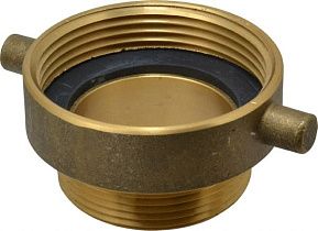 Латунный гидрантный адаптер 3TNHA3025F, 3" FNST x 2-1/2" MNST