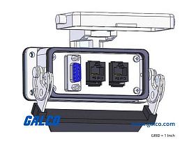 Mencom DB09-2RJ45-16LS